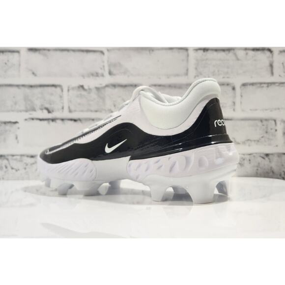 Nike Mens Alpha Huarache Elite 4 Low MCS Baseball Cleat White Sz 9 FD6255-101 - Picture 2 of 6